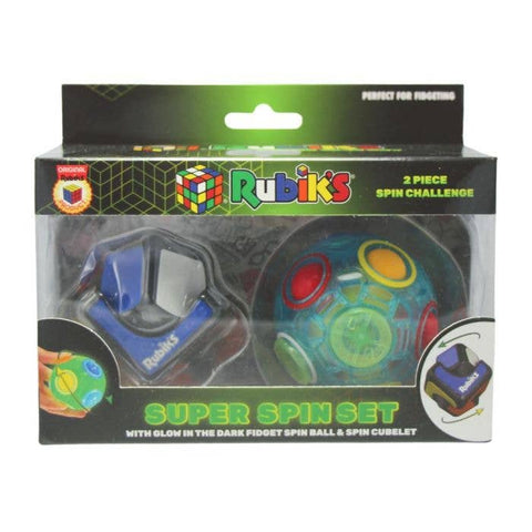 Rubik's Super Spin Set | Glow in the Dark Ball