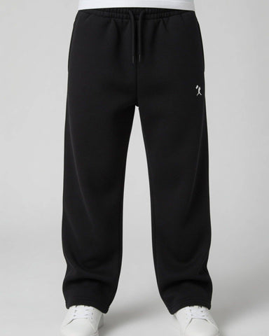 Youth Flag Man Straight Leg Sweatpants - Black