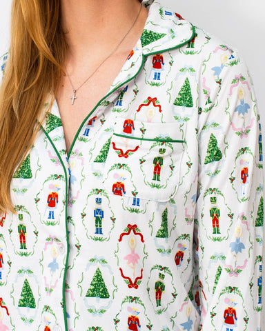 Nutcracker Waltz LS Sleep Shirt & Short Set