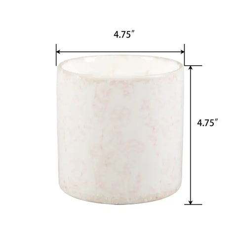 Midnight Peony Ceramic Candle