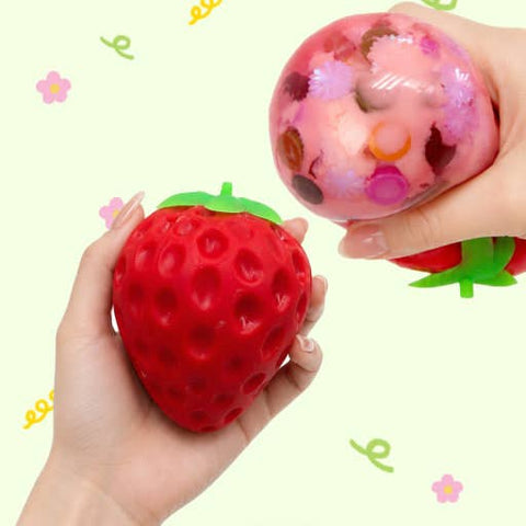 Strawberry Crunch Squishy – Viral Stress-Relief Fidget