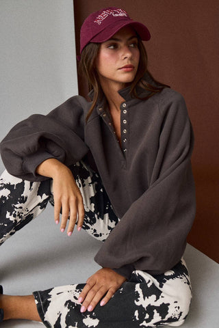 PT16060 - Piper Snap Button Collared Sweater