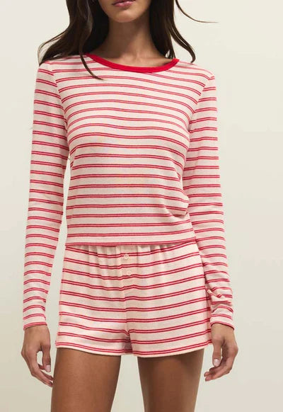 Z-Supply | Night In Stripes Longe Sleeve Top