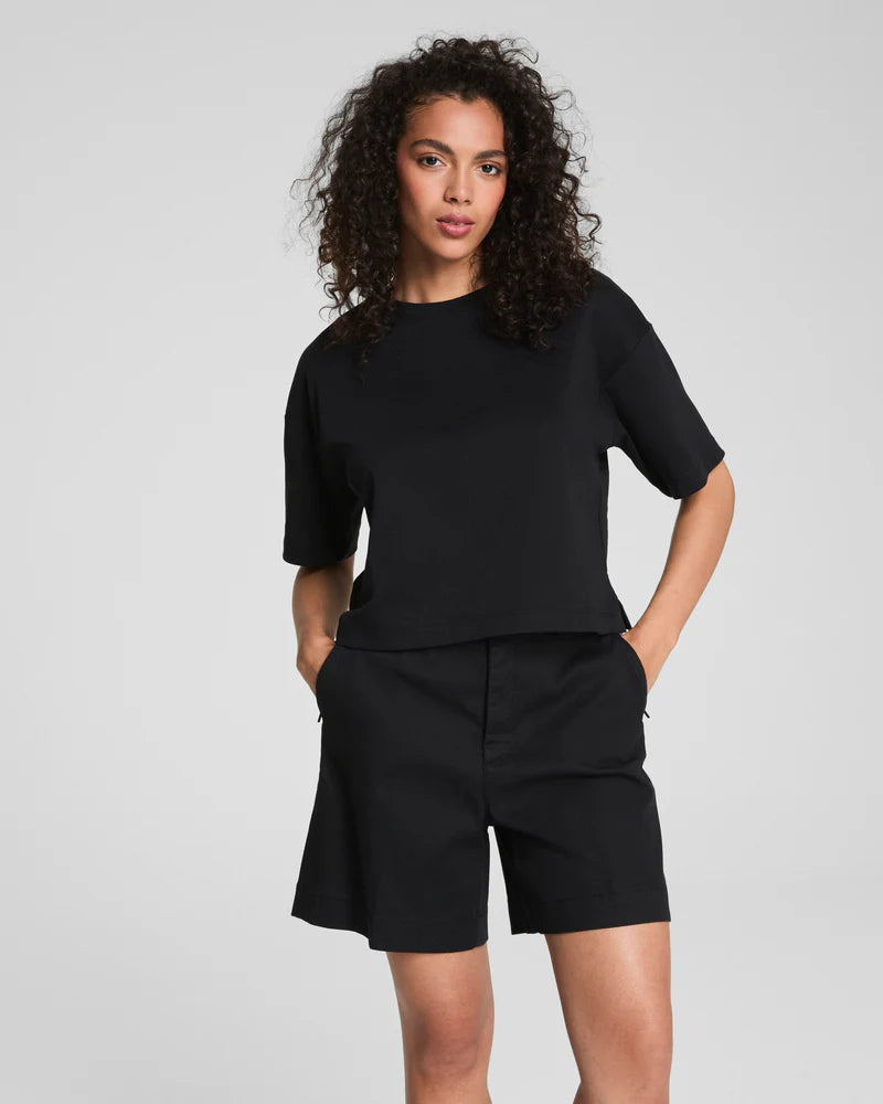 Spanx | Cotton Cropped Tee