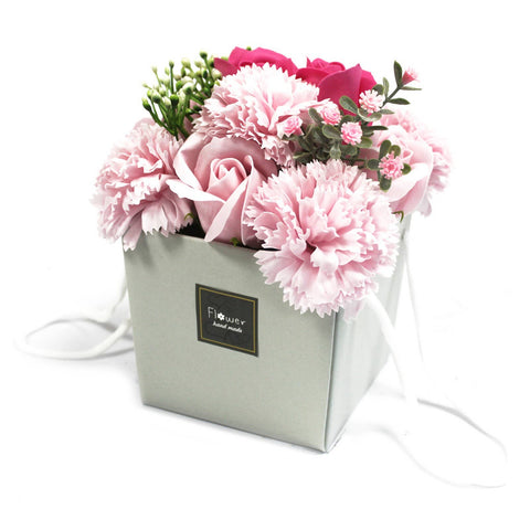 Soap Flower Bouquet | Pink Rose & Carnation