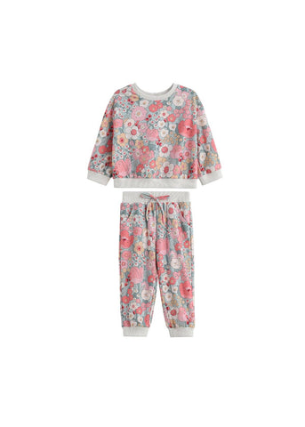 Eliza Long Sleeve Floral Sweatshirt and Jogger Set