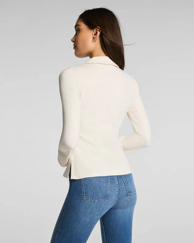 Spanx | Ribbed Knit Button Up