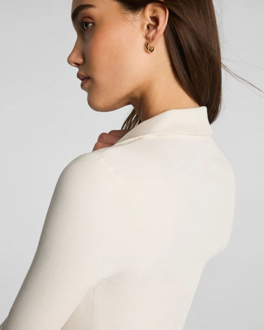 Spanx | Ribbed Knit Button Up