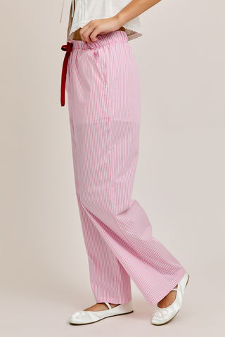 Drawstring Mid Rise Pants
