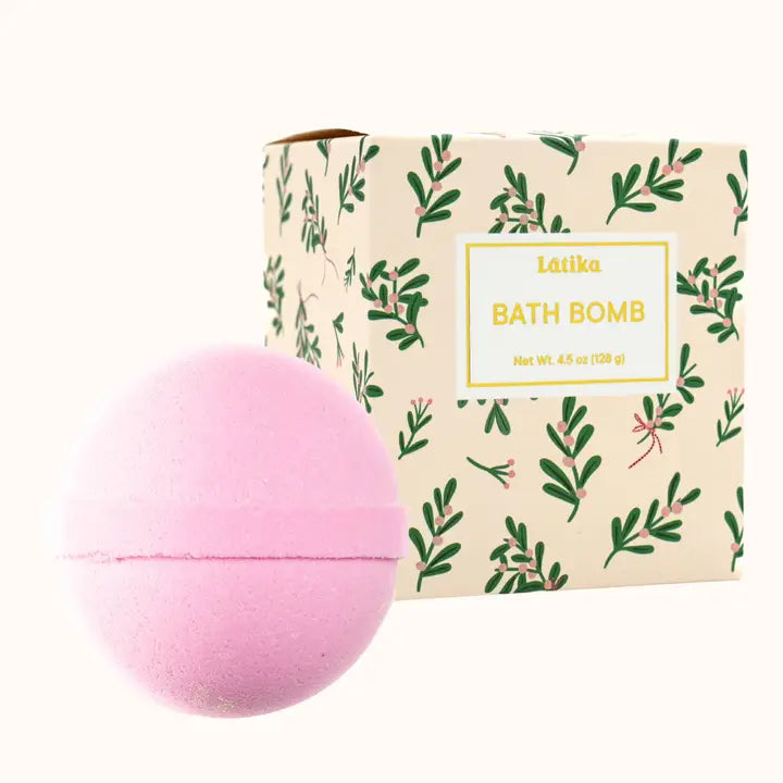 Holly Bath Bomb Christmas Gift