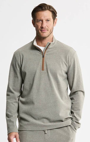 Ultra Soft Heather Quarter Zip Pullover