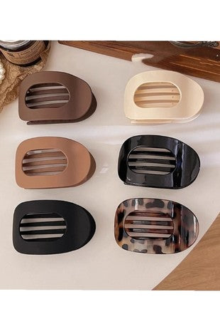 Matte Oval Hair Clip