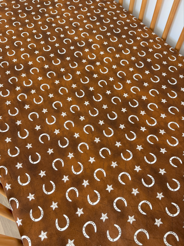 Crib Sheet, Rusty Horseshoe