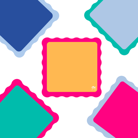 Mini Mahjong Mat |  Color Wave