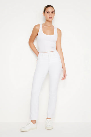 Good American | Good Legs Straight Jeans in White