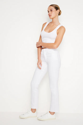 Good American | Good Legs Straight Jeans in White