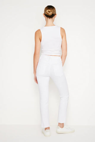 Good American | Good Legs Straight Jeans in White