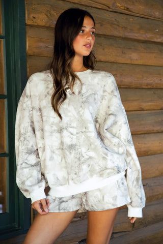 TT | Light Camo Wood Crew Neck Sweatshirt