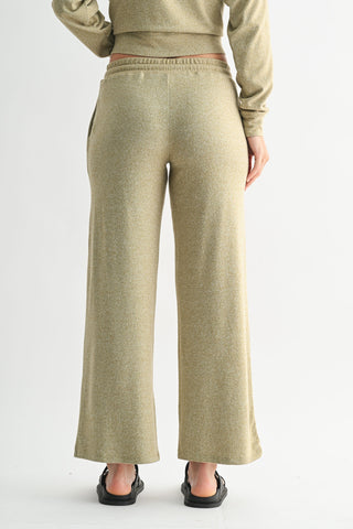 Brushed Wide Leg Lounge Pants