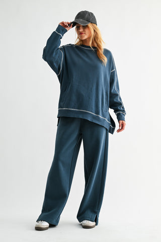 Cloudwalk Wide Leg Fleece Pants