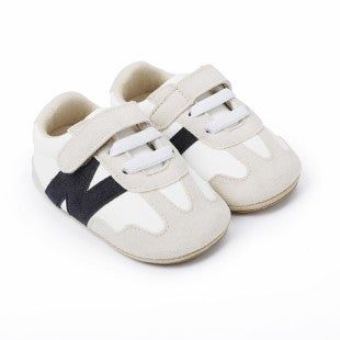 Stripe Baby Shoes W/ Velcro