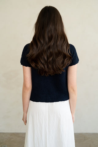 Elle Grey | Soft Form Textured Knit Cardigan
