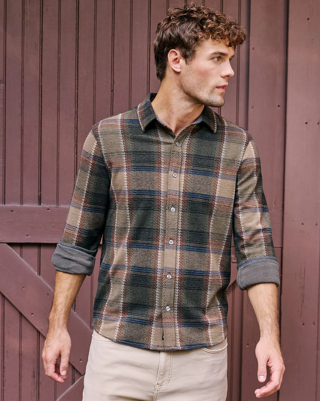 Flag & Anthem | Crowley Long Sleeve Hero Knit Flannel
