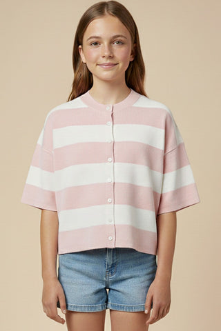 Hayden | Striped Button Down Top