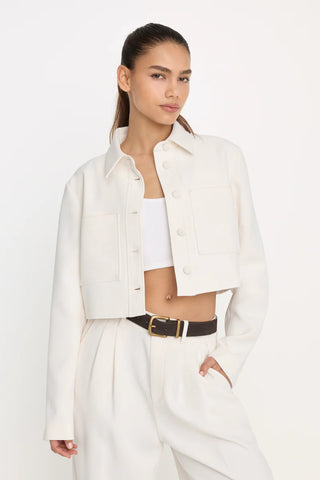 Good American | Cropped Jacket in Shell