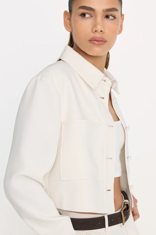 Good American | Cropped Jacket in Shell