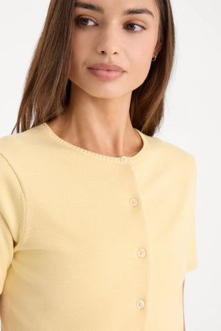 Good American | The Keepsake Cardigan in Honey
