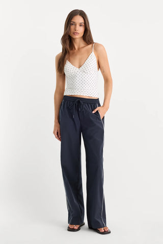 Good American | The Weightless Sculpting Modern Tank in Mini Dot White