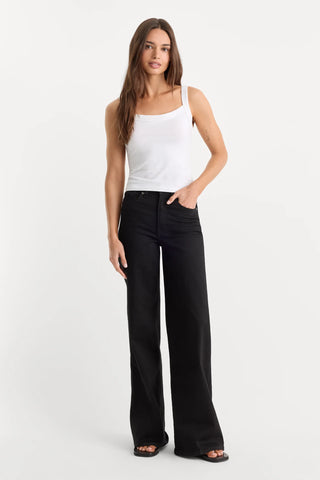 Good American | Good Waist Palazzo Jeans in Black