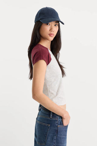 The Raglan Tee in Vintage Grey