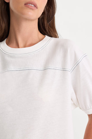 Good American | The Gym Tee in White