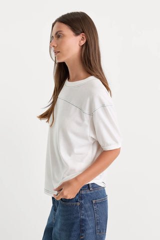 Good American | The Gym Tee in White