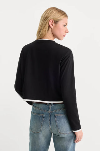 Good American | The Long Sleeve Layered Tee