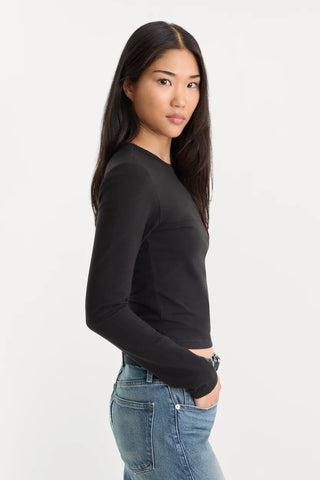 Good American | The Long Sleeve Baby Tee