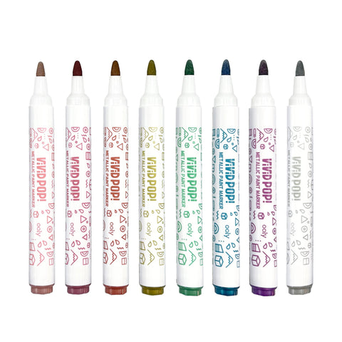 Water-Based Paint Markers in Metallic