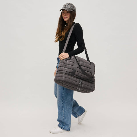 UE | Globetrotter Quilted Nylon Puffer Travel Weekender