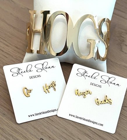 Go Hogs! Game Day Earrings