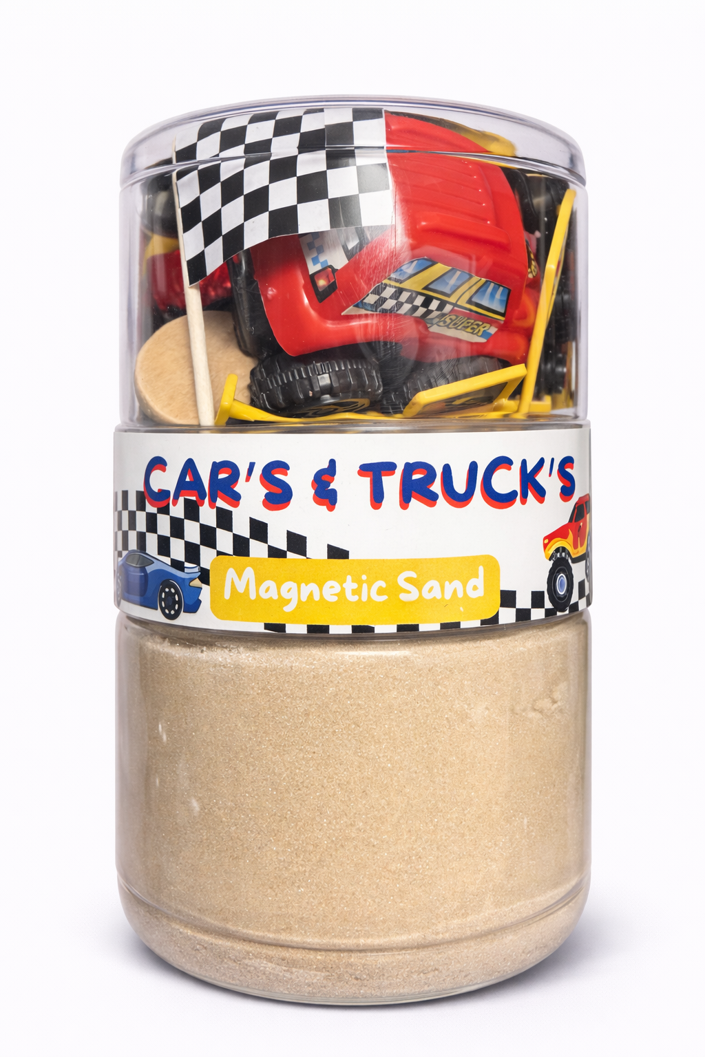 Cars & Trucks Sand Jar  