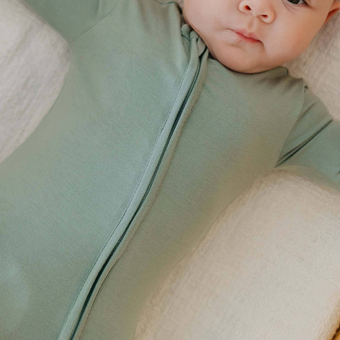 Convertible Zip-Up Footie Pajama - Briar