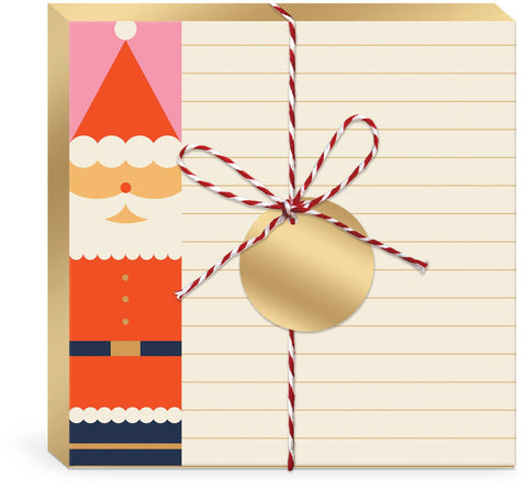 JOLLY GEO SANTA NOTEPAD