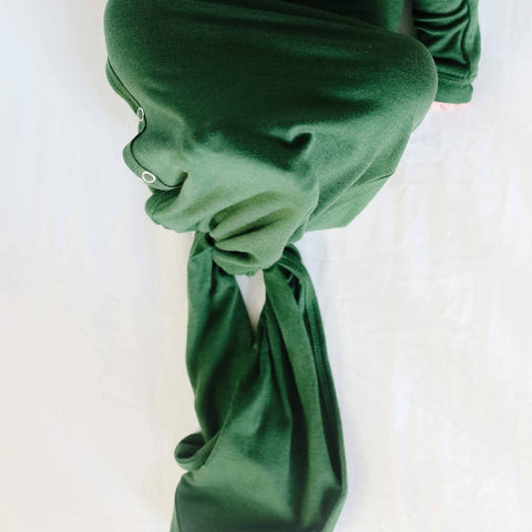 Newborn Knotted Gown - Alder