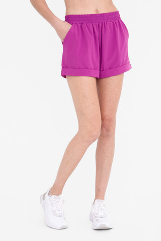 Highwaist Athleisure Cuffed Short
