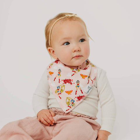 2 Pack Baby Bandana Bibs - Wonder Woman