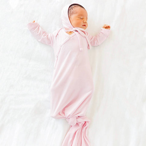 Newborn Knotted Gown - Blossom
