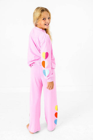 Two Tone Hearts Sweatsuit