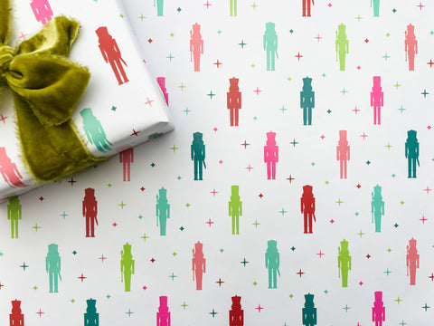 Colorful Nutcracker Wrapping Paper